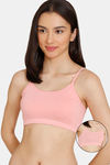 Zivame Girls Double Layered Non Wired Full Coverage Slip-on Beginner Bra (Pack of 2) - Pink — thumbnail 5
